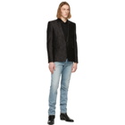 Saint Laurent Black Parasol Tailored Blazer