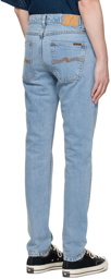 Nudie Jeans Blue Lean Dean Jeans