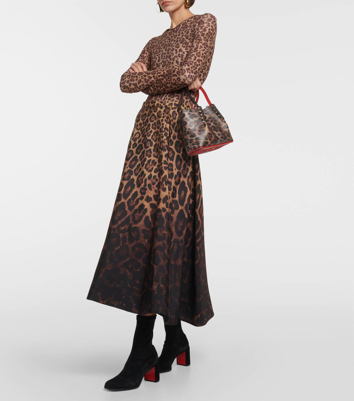 Christian Louboutin Stretchadoxa suede ankle boots