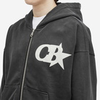 Cole Buxton Men's CB Star Zip Hoodie in Vintage Black