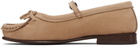 HEREU Beige Roses Nubuck Flats