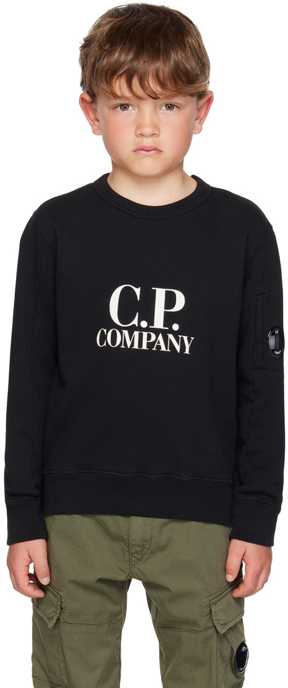 C.P. Company Kids Kids Black Basic Sweater