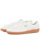 Puma Men's Army Trainer Premium Sneakers in Whisper White/Gum