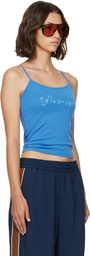 WILLY CHAVARRIA Blue 'Princesa' Cholita Camisole