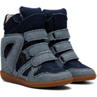 Isabel Marant Blue Bekett Sneakers