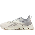 Reebok Men's Zig Kinetica 3 Sneakers in Pure Grey 2/Chalk/Pure Grey 4