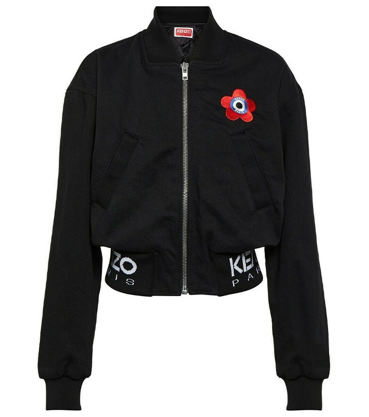 Photo: Kenzo Embroidered denim bomber jacket