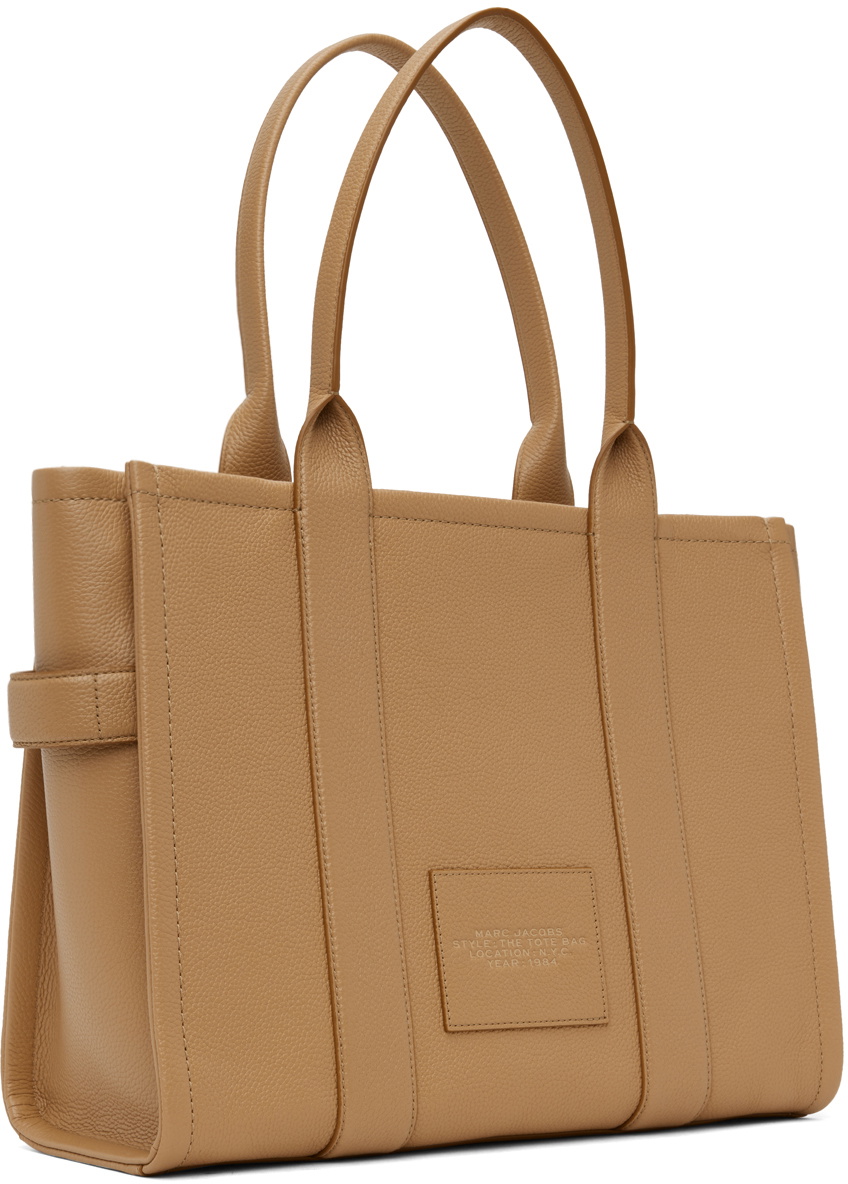 Marc Jacobs Beige 'The Leather Large' Tote Marc Jacobs