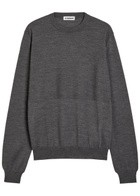 Jil Sander Panelled Wool Jumper Blue