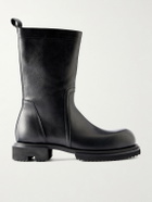 Rick Owens - Creeper Gabe Washed Leather Boots - Black