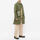 A.P.C. Men's Repeat Logo Neck Pouch in Khaki