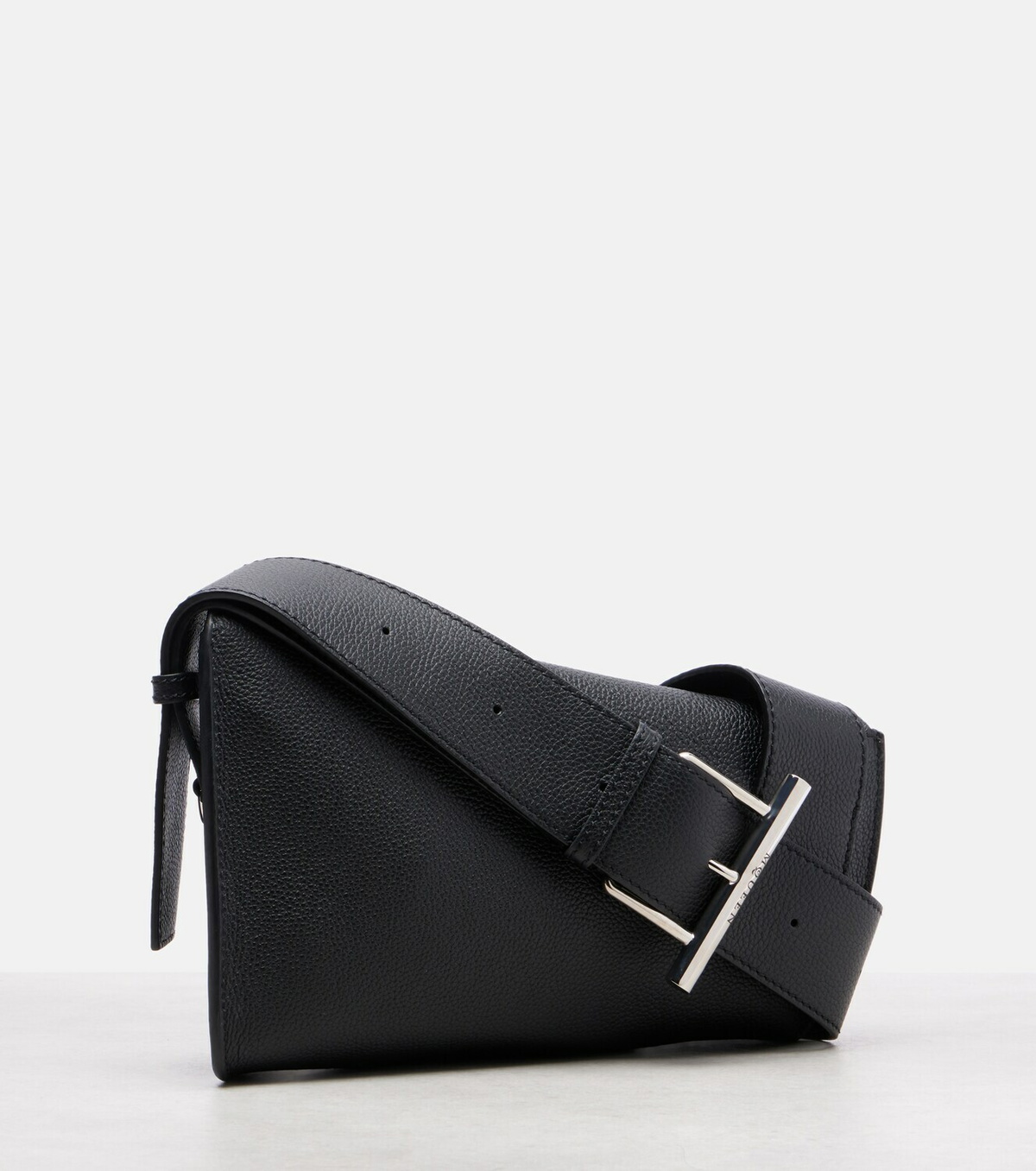McQueen T-Bar leather shoulder bag