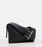 McQueen T-Bar leather shoulder bag