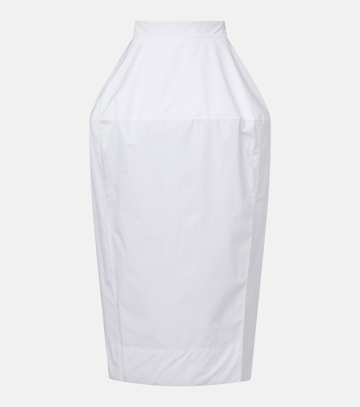Róhe Cotton poplin midi skirt