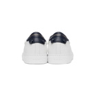 Givenchy White and Navy Urban Street Sneakers