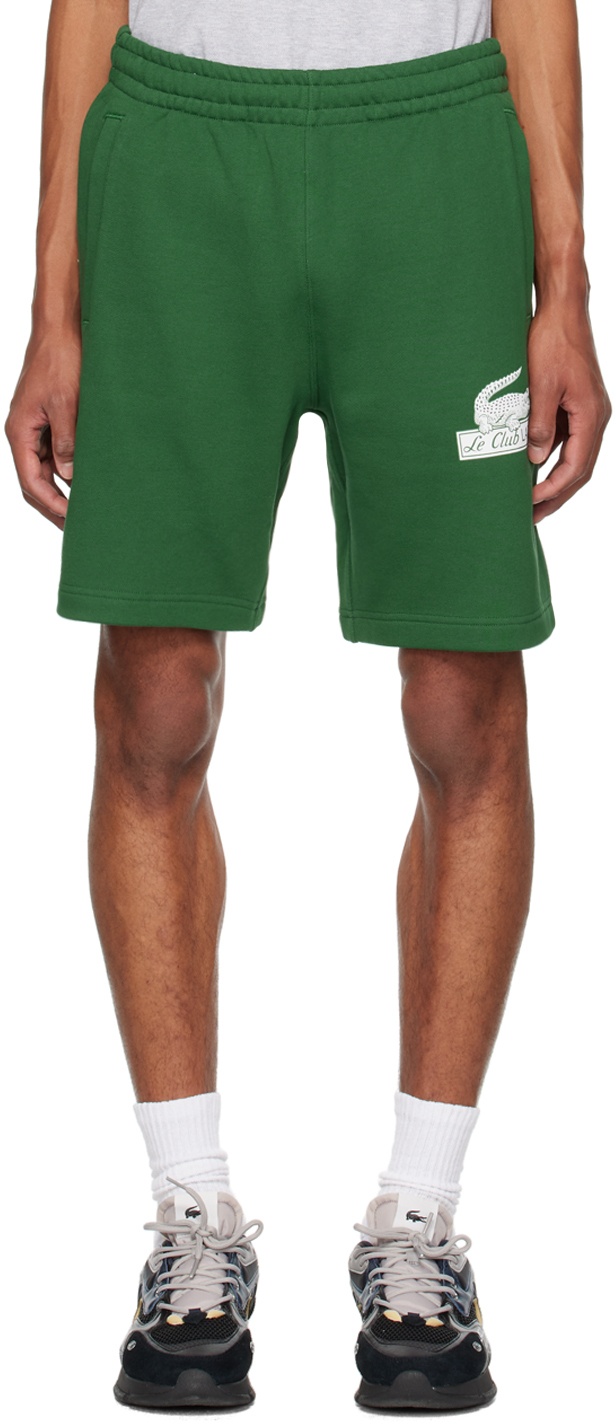 Lacoste Green Relaxed-Fit Shorts Lacoste