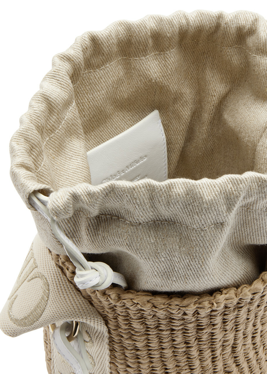 Chloe Sense Small Raffia Basket bag - Natural - One Size Chloe