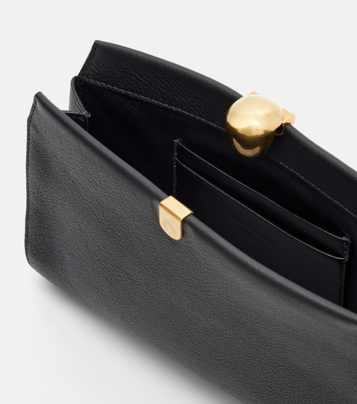Nour Hammour Lou leather clutch