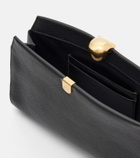 Nour Hammour Lou leather clutch