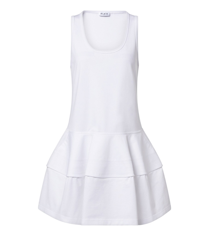 Photo: Alaïa Cotton jersey minidress