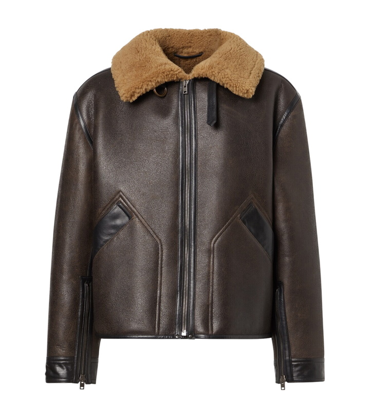 Photo: Lemaire Shearling-lined leather jacket