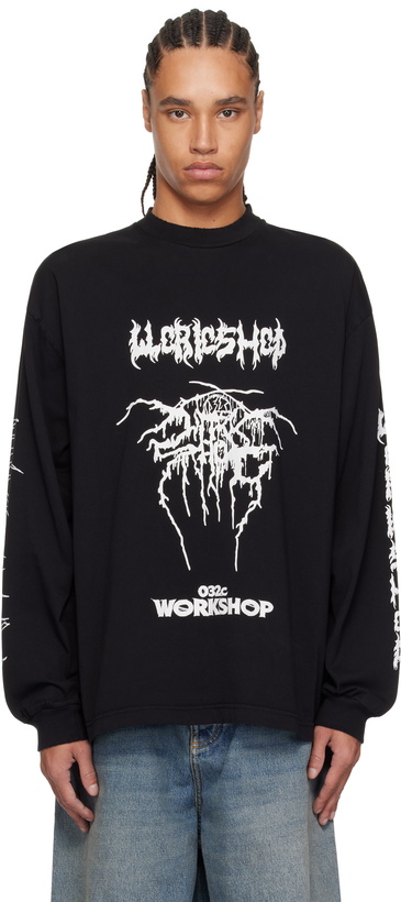 Photo: 032c Black Armour Longsleeve T-shirt