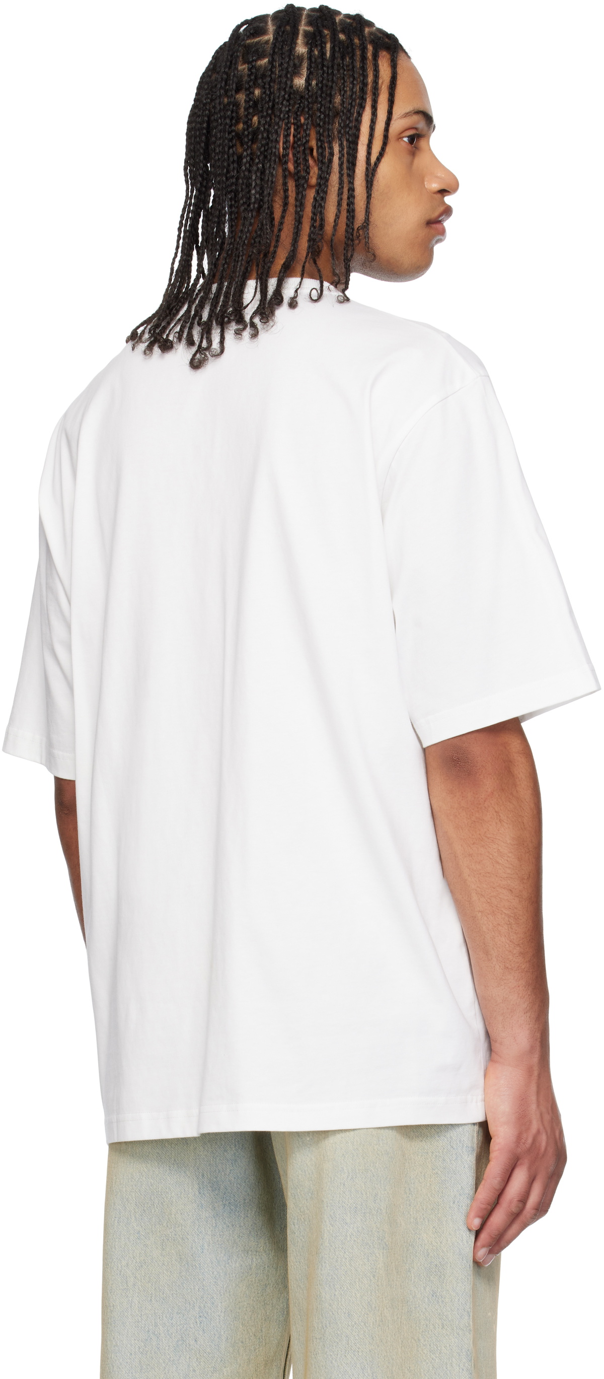 MISBHV White Vintage 'MSBHV' T-shirt