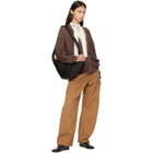 LEMAIRE Brown Relaxed Twisted Cardigan