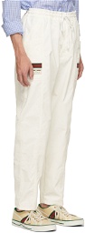 Gucci Off-White Canvas Cargo Pants
