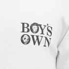 Boys Own Men's The Charts Print T Shirt in White/Red