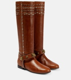 Etro - Embellished leather boots