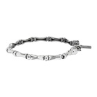 Emanuele Bicocchi Silver Bone Bracelet