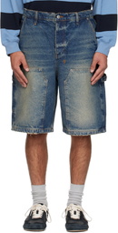 Ksubi Blue Maxx Operator Rodeo Denim Shorts