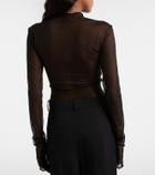 Nensi Dojaka Sheer bodysuit