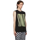 Stolen Girlfriends Club Black Onyx Barcode Razor Sleeveless T-Shirt