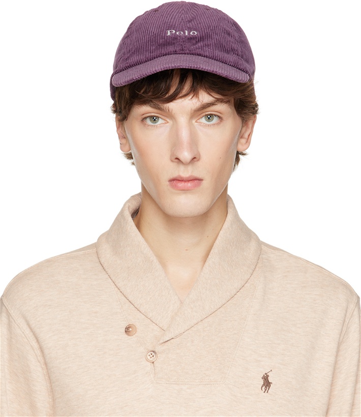 Photo: Polo Ralph Lauren Purple Embroidered Cap