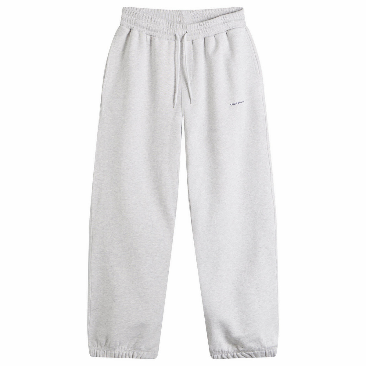 Cole Buxton Men's Mini Logo Sweatpants in Light Grey Marl
