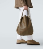 Loro Piana Bale Extra Large leather tote bag