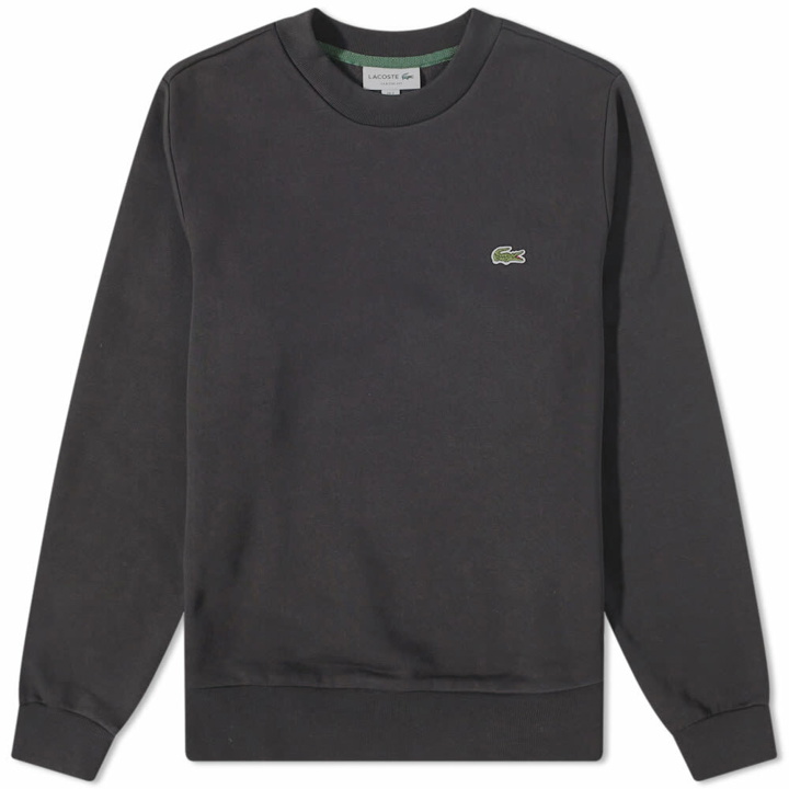 Photo: Lacoste Men's Classic Crew Sweat in Black