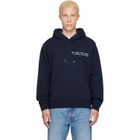 Givenchy Navy Couture Seam Archive Print Hoodie