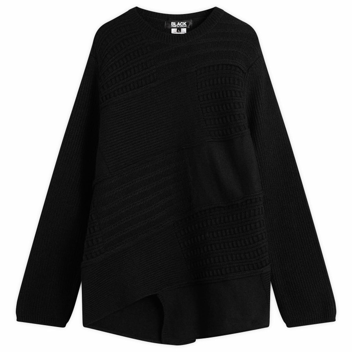 Photo: Comme des Garçons Men's Mix Knit Jumper in Black