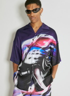 Gerrit Jacob Satin Graphic Shirt