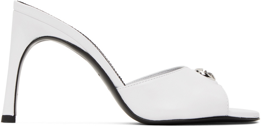 Coperni White Logo Mules Coperni