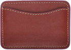 See by Chloé Beige & Red Layers Card Holder