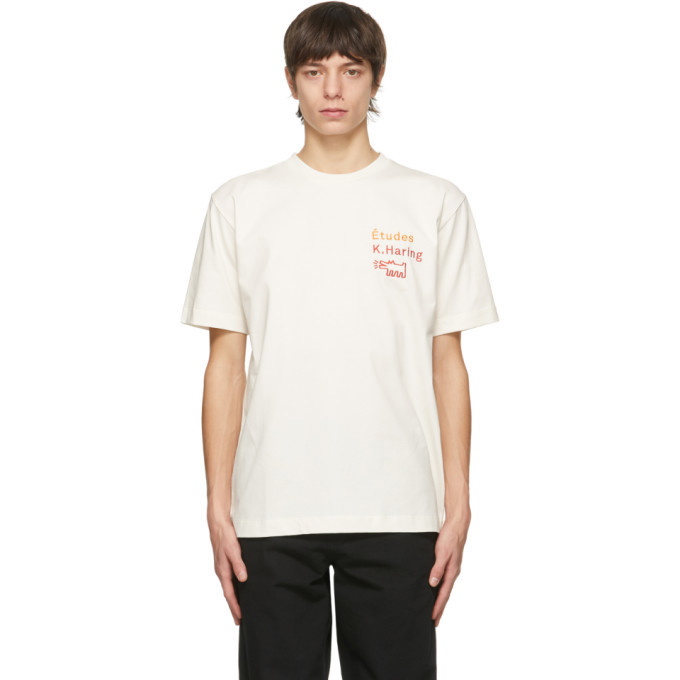 Photo: Etudes Off-White Keith Haring Edition Wonder 82 USA T-Shirt