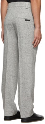 Fear of God Grey Double Pleated Tapered Trousers