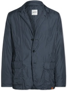 Aspesi - Padded Garment-Dyed Nylon Blazer - Blue