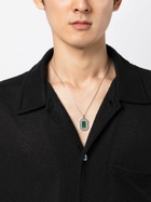 SHAY 18K White Gold Malachite Necklace