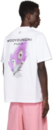 Wooyoungmi White Feather T-Shirt