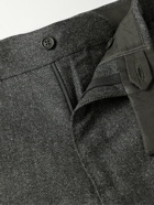 Dunhill - Mayfair Slim-Fit Wool-Flannel Trousers - Gray